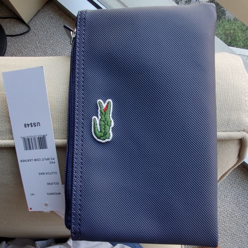 New Lacoste Wrist Clutch